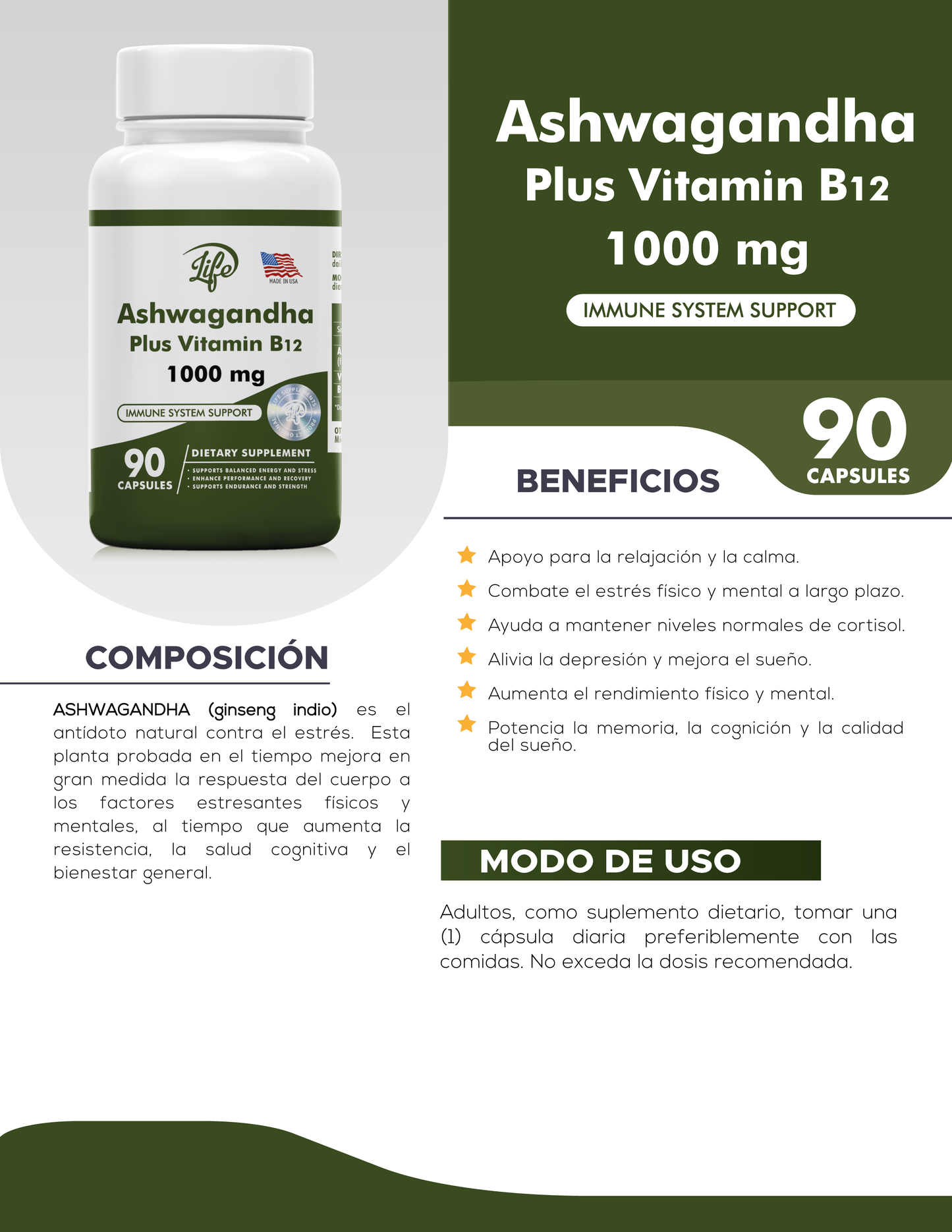 ASHAWAGANDA + B12